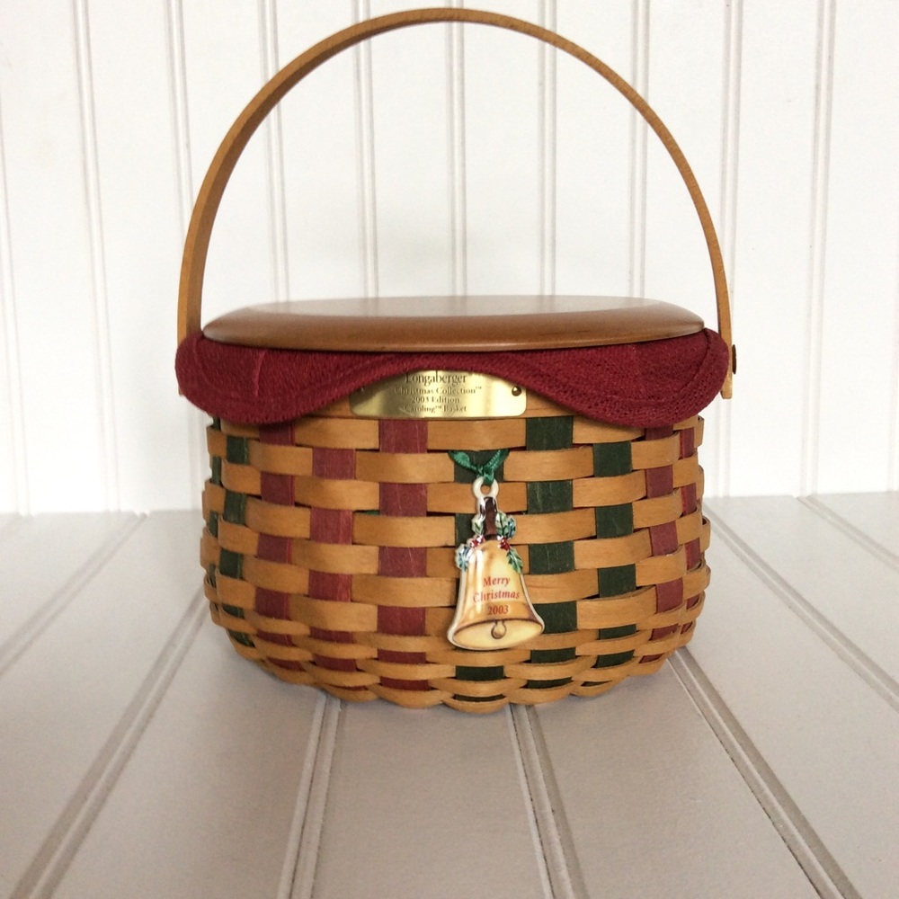 Longaberger 2003 Christmas Caroling Basket🎄